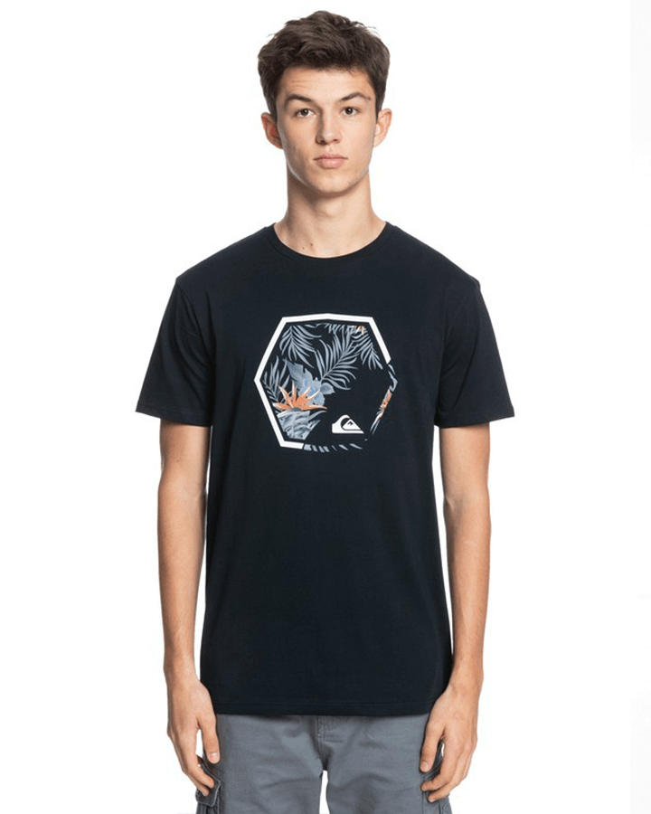 Quiksilver - Fading Out T-Shirt - Black Tees & Tanks Wakehub Wakeboard Store 