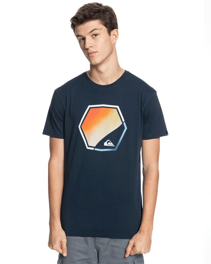Quiksilver - Fading Out T-Shirt - Navy Blazer Tees & Tanks Wakehub Wakeboard Store 