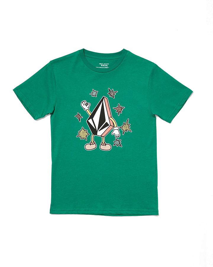 Volcom - Fizz Stone T-shirt - Synergy Green Tees & Tanks Wakehub Wakeboard Store 
