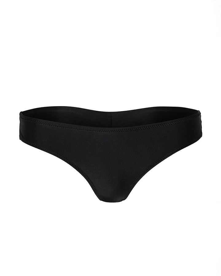 Volcom - Simply Solid Cheekini Bottom - Black Swimsuits Wakehub Wakeboard Store 
