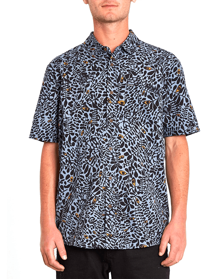 Volcom - Striver Shirt - China Blue Shirts Wake Hub Wakeboard Store 